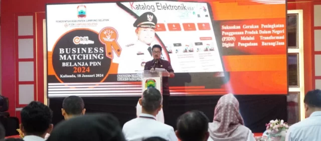 Business Matching, Pemkab Lampung Selatan Dukung Percepatan Belanja Produk Lokal