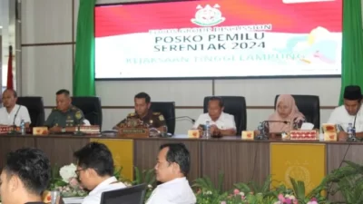 Jelang Pemilu 2024, Pemkab dan Kejari Lamsel Ikuti FGD Bersama Kejati Lampung
