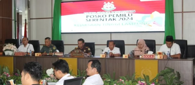 Jelang Pemilu 2024, Pemkab dan Kejari Lamsel Ikuti FGD Bersama Kejati Lampung