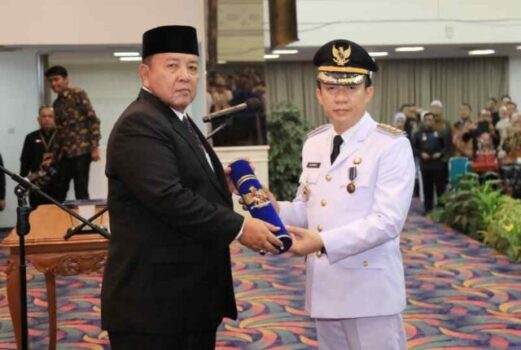 Gubernur Arinal Lantik dan Ambil Sumpah Jabatan Marindo sebagai Pj Bupati Pringsewu