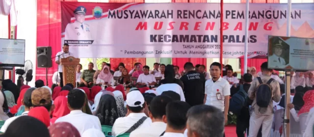 Musrenbang Kecamatan Palas, Bupati Nanang Ermanto Dorong Pembangunan Inklusif dan Berkelanjutan