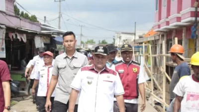 Bupati Nanang Ermanto Tinjau Proses Perkembangan Revitalisasi dan Relokasi Pasar Natar