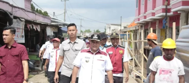 Bupati Nanang Ermanto Tinjau Proses Perkembangan Revitalisasi dan Relokasi Pasar Natar