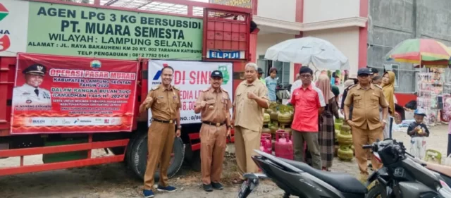 Pemkab Lamsel Gelar Pasar Murah di Kecamatan Way Panji