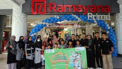 PT Bukit Asam Tbk Unit Pelabuhan Tarahan Gandeng IZI Lampung Ajak Anak Yatim dan Dhuafa Belanja Bareng di Akhir Ramadhan
