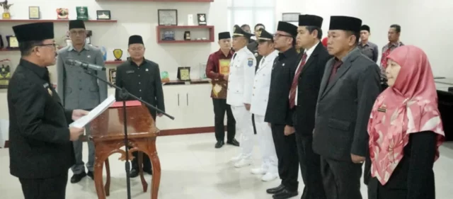 6 Pejabat Administrator Dilantik, Camat Sidomulyo dan Tanjungsari Diganti