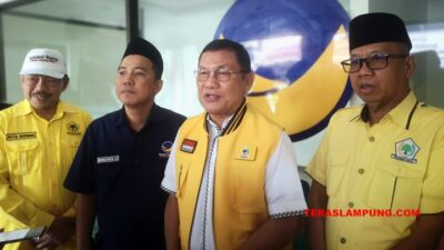 Hanan Razak Ikuti Penjaringan Bakal Calon Gubernur Lampung di Partai Nasdem