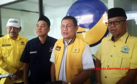 Hanan Razak Ikuti Penjaringan Bakal Calon Gubernur Lampung di Partai Nasdem