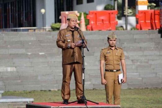 Pemprov Lampung Gelar Apel Mingguan dan Peringatan Hari Otonomi Daerah