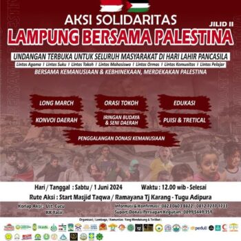 Aksi Solidaritas Lampung Bersama Palestina Jilid 2: Suara Kemanusiaan untuk Gaza