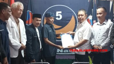 Pilkada Lampung Utara, Mantan Staf Ahli Gubernur Lampung Kembalikan Formulir Pendaftaran