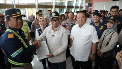 Gubernur Arinal Dampingi Menhub dan Menko PMK Tinjau Arus Balik Idul Fitri 1445 H