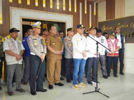Gubernur Arinal Ikuti Rakor Arus Balik di Pelabuhan Bakauheni, Kondisi Pasca H+3 Lebaran Tetap Kondusif
