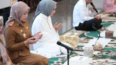 Jajaran TP PKK Provinsi Lampung Gelar Pengajian Rutin Bulan Ramadhan