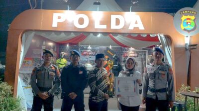 Polda Lampung Raih Penghargaan Stand Kreatif dan Inovatif di Pekan Raya Lampung 2024