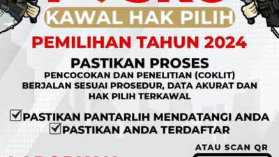 Bawaslu Lampung Resmikan 2.899 Posko Kawal Hak Pilih