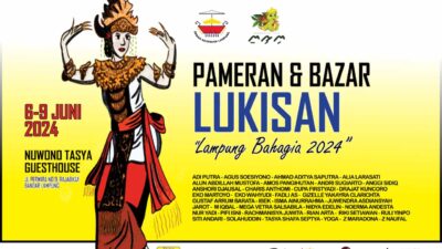 Besok, 37 Perupa Lampung Pameran dan Bazar Lukisan di Nuwono Tasya