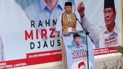 Relawan pendukung RMD Deklarasikan Rahmat Mirzani Djausal Jadi Gubernur Lampung