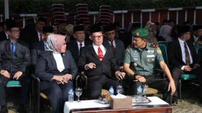 Sekdaprov Fahrizal Hadiri Upacara Harkitnas 2024 Tingkat Provinsi Lampung