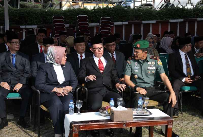 Sekdaprov Fahrizal Hadiri Upacara Harkitnas 2024 Tingkat Provinsi Lampung