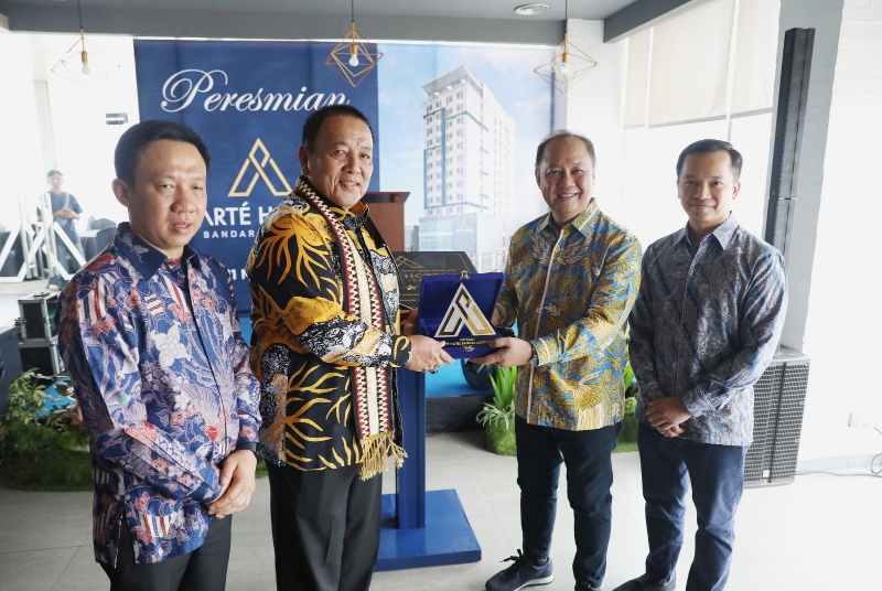Gubernur Lampung Arinal Resmikan Arte Hotel