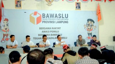 Tahapan Coklit Pilkada 2024 Selesai, Ini Hasil Pengawasan Bawaslu Lampung