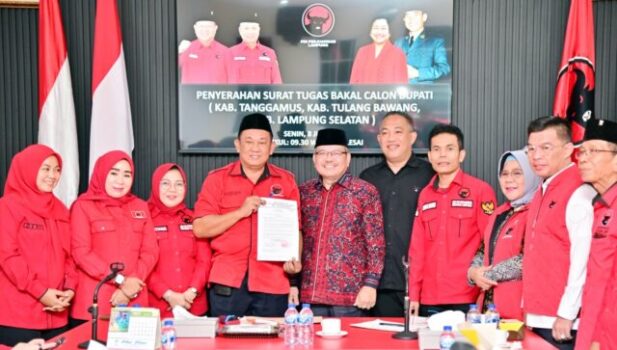 Nanang Ermanto Resmi Kantongi Rekomendasi PDI Perjuangan di Pilkada Lampung Selatan
