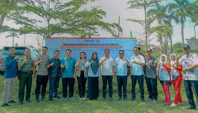 Pilkada 2024, Bawaslu Lampung Timur Deklarasikan Kampung Pengawasan Partisipatif 