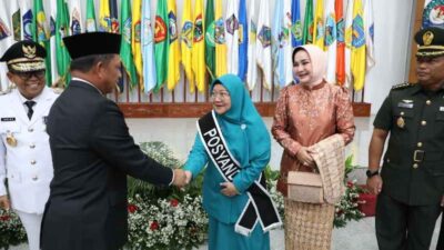 Ny. Tri Suswati Lantik Ny. Maidawati Sebagai Pj. Ketua TP-PKK dan Pembina Posyandu