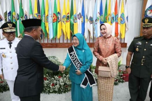 Ny. Tri Suswati Lantik Ny. Maidawati Sebagai Pj. Ketua TP-PKK dan Pembina Posyandu