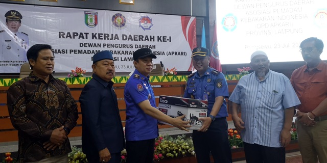 Pj Bupati Pringsewu Buka Rakerda I Apkari Lampung