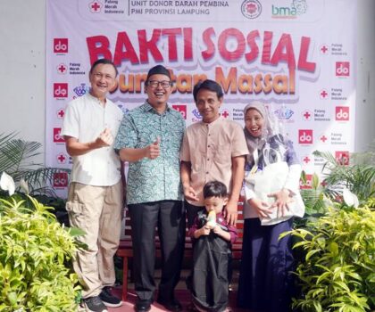 Sunatan Massal UDD Pembina PMI Lampung Disambut Antusias Warga