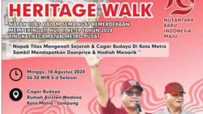Jumber Vol 9, MA Peduli Dukung “Heritage Walk”