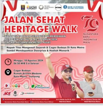 Jumber Vol 9, MA Peduli Dukung “Heritage Walk”