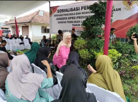 Lesty Sosialisasi Pembinaan Ideologi Pancasila dan Wawasan Kebangsaan di Tanjung Sari
