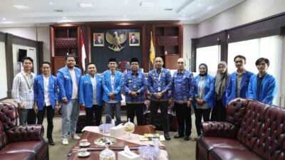 Pj. Gubernur Samsudin Ajak Pengurus PMII Bergandengan Tangan Membangun Lampung