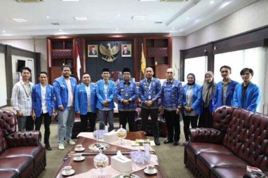 Pj. Gubernur Samsudin Ajak Pengurus PMII Bergandengan Tangan Membangun Lampung