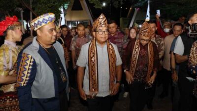 Pj. Gubernur Samsudin Bersama Fitra Arda Buka Festival Musik Tradisi Indonesia “Recaka Musik Lampung”