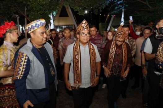 Pj. Gubernur Samsudin Bersama Fitra Arda Buka Festival Musik Tradisi Indonesia “Recaka Musik Lampung”