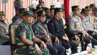 Jelang Pilkada, Pj. Gubernur Lampung Hadiri Apel Gelar Pasukan Polda Lampung