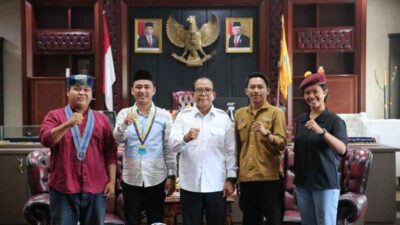 Pj. Gubernur Samsudin Terima Kunjungan OKP Gerakan Solidaritas Pemuda Lampung