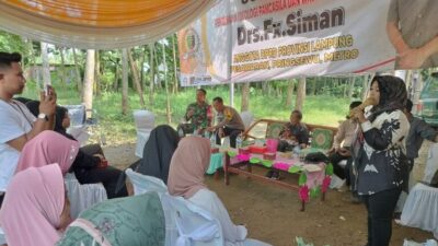 FX Siman Sosialisasikan Ideologi Pancasila di Desa Bagelen