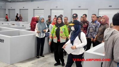 Walikota Eva Dwiana Kunjungi Pasar Pasir Gintung yang akan Diresmikan Presiden Jokowi