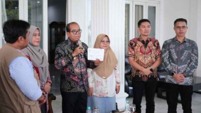 Pantarlih Lakukan Coklit Data Pemilih Pilkada 2024 di Kediaman Pj. Gubernur Lampung