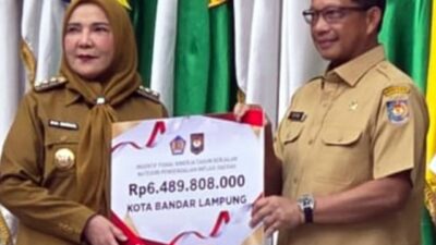 Dinilai Mampu Kendalikan Inflasi, Pemkot Bandarlampung Terima Insentif Fiskal