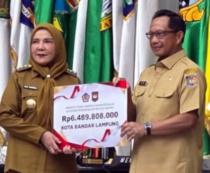 Dinilai Mampu Kendalikan Inflasi, Pemkot Bandarlampung Terima Insentif Fiskal
