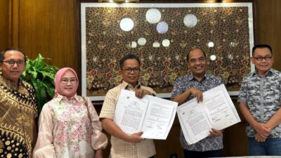 Kembangkan Layanan, Bank Lampung Gandeng PT Pos Indonesia