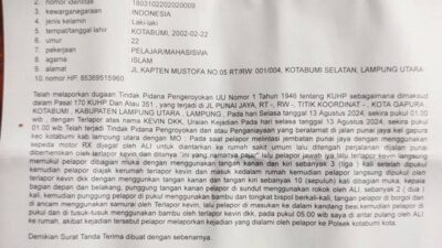 Pemuda di Lampung Utara Diduga Disekap dan Disiksa