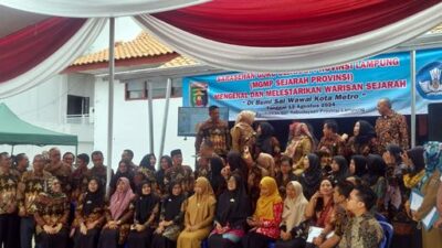 MGMP Sejarah Lampung Gelar Sarasehan di Cagar Budaya Metro