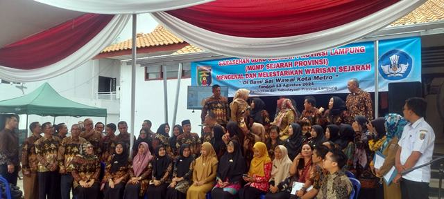 MGMP Sejarah Lampung Gelar Sarasehan di Cagar Budaya Metro